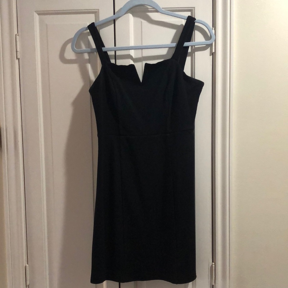 Black mini dress